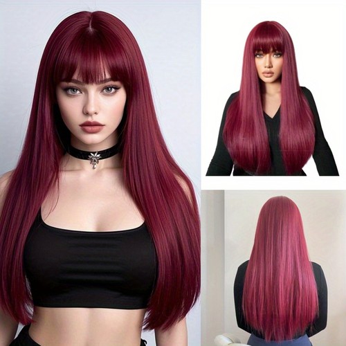 Parrucca donna lunga bangs - parrucca,