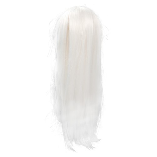 Parrucca lunga cosplay bianca