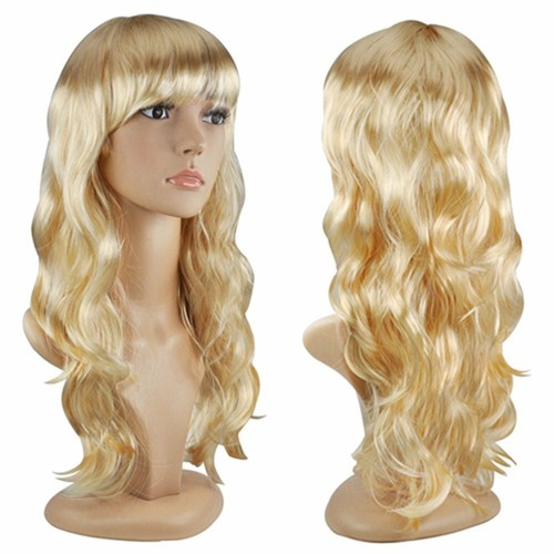 Parrucca bionda capelli lunghi