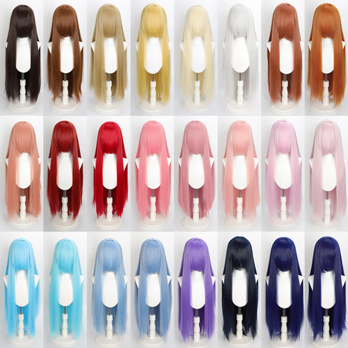 Parrucca colorata lunga 100 - , cm