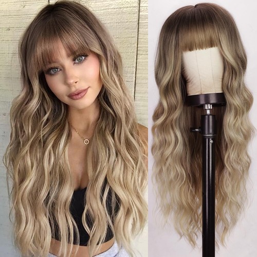 Parrucca lunga con - con, bangs